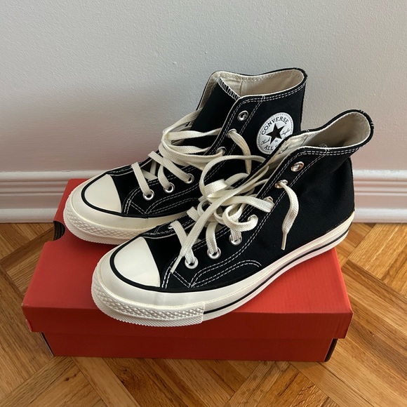 Converse Shoes - Converse Chuck 70 Black and White High-Top Sneakers